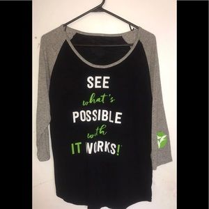 It Works! 3/4 sleeve shirt